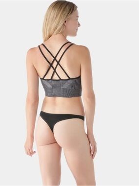 🌻NEW in box Smartwoo Everyday Merino Thong SW002412 Boxed Merino Wool Size XS